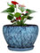 BUNCC Pots De Plantes En Céramique Maison Grain De Pierre Bleue En Céramique Grand Pot De Fleur Décoration D'intérieur Pot De Plante Verte Épaissie Respirante Jardinière De Fleurs Pour Bureaux Balcons