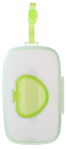MILISTEN Wet Wipes Dispenser Box 1Pcs Baby Wipe Box Wet Wipe Container Wet Wipe Storage Box Wet Wipe Keep Wipe Fresh Napkin Dispenser Tool for Travel Outdoor (Green) Wipe Dispenser