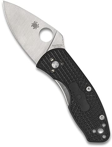 Spyderco Knives Ambitious Liner Lock C148PBK Black FRN Stainless Pocket Knife