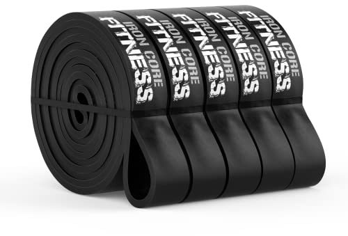 13–23 kg Black Pull Up Resistance Band Set Multi Pack - Pull Up Assistance Bands for Men & Women – Long Exercise Band for Home & Gym - Assisted Fitness Band for Workout, Mob, Stretch & Physio Therapy