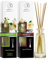 Raumduft Diffuser Jasmin & Vanille 2х100ml - Raumduft Diffuser mit Stäbchen - Natürlich Öl - Raumbeduftung - Intensiv & Langanhaltend Duft - Aromatherapie - Reed Diffuser