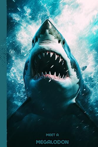 Meet a Megalodon: Blank Notebook For Kids and Adults. Well designed Notebook for Fantasy & Sci-fi Lovers.