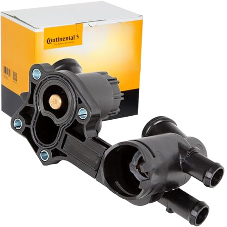 Continental 28.0200-4064.2 Thermostat Kühlmittel Kühlwasserthermostat mit Dichtung 80°C Kompatibel mit VW Golf 6 5K1 03F121111A