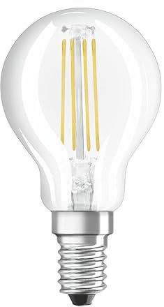 Osram 1er Pack LED Retrofit Classic P Glühbirne E14 6,5W ersetzt 60W, warmweiß 2700K 806lm dimmbar | LED Glühbirne | E14 LED | E14 Glühlampe | LED Filament