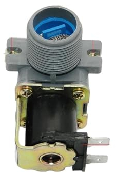 ALturn Fornitura Automatica della valvola di Ingresso della Lavatrice ， Valvola dell'Acqua del Filtro incorporata Parte dell'elettrovalvola 220V50Hz ， Compatibile con Suoer(Gray)