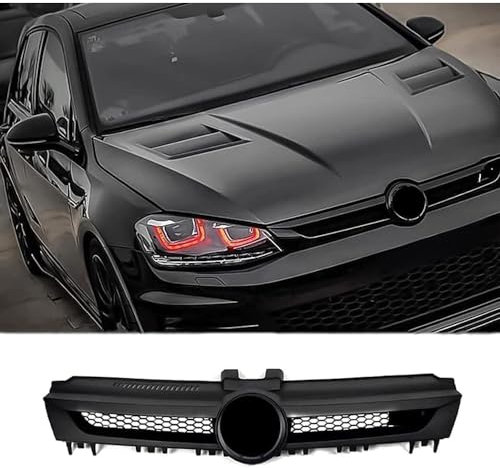 YCBXL Auto Griglie Anteriori Radiatori per VW Golf 7 ABT 2014 2015 2016 2017 Calandra Anteriore Superiore Paraurti Hood Mesh Griglia Anteriore Griglia Superiore