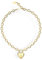 GUESS Damen-Kette Herz-Schloss Goldfarben JUBN04268JWYGT