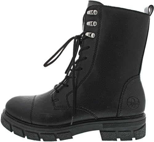 Rieker Schnürstiefelette Schwarz (39)