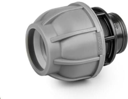 Bradas PN10 6493 Raccord de tuyau en polyéthylène 25 mm Raccord PE 32 25 32 mm PN10 6912 pour arrosage agricole jardin 1
