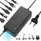 Chargeur Trotinette Electrique, 42V 2A Chargeur Hoverboard avec 6 Connecteurs, 36V Universel Trottinette Batterie Chargeur pour Scooter Électrique, Planche à Dérive, Monocycle, Xiaomi M365/Pro 2