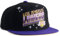 Mitchell & Ness LA Los Angeles Lakers Anime Snapback Cap Verstellbare Mütze Schwarz, Schwarz, Einheitsgröße