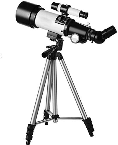 Telescopio con montatura calibro 50-100 mm, telescopio rifrattore portatile, telescopio HD per osservare le stelle per studenti adulti - telescopio ideale per principianti, con borsa per il trasp