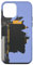 Diseño de placa base con fondo azul roto Carcasa para iPhone 12 mini