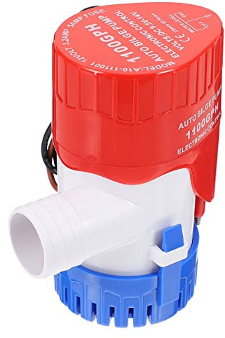 Mipcase Pompe De Cale De Bateau 1100gph 12v Pompe Marine Électrique Submersible Haute Performance Sans Danger Pour Une Utilisation À Terme