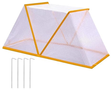 Garden Covers for Raised Beds - Frost Protection Cover with Tyre Support | Insulated Against Cold Weather, Breathable Non-Woven Fabric, 5 x 5 Foot Raised Beds, Quick Installation