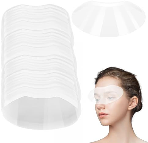 Augenschutz Nach Augen Op,50 Stück Augenschutz Haare Waschen,Augenschutz,Transparent Weich Visier,Dusche Gesicht Augenschutz,Gesichtsschutz Visier,Wimpernverlängerung Für Frisieren Und Als Augenschutz