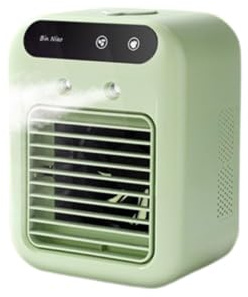 Climatiseur portable, ventilateur refroidisseur d'air silencieux portable, refroidisseur d'air 500 ml, ventilateur de refroidissement de bureau 3 en 1 pour chambre, bureau, dortoir étudiant