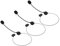 FUNNETOYU 3 pièces Casque Microphone pour Cosplay Accessoire de Costume pour Fêtes Halloween et Performances Scéniques