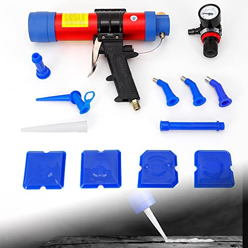 Pistolet à colle pneumatique en silicone pour le bricolage, l'artisanat et les réparations rapides à la maison et au bureau