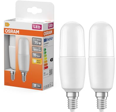 Osram LED STAR CLASSIC STICK Frosted 75 non-dim 9,5W/827 E14