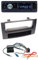 Autoradio Caliber RMD021 USB/Micro-SD+ Radioblende+ Fach+ Quadlock -> ISO Adapter für VW T5 Caravelle Bus + Kasten+ T5 Transporter 03/03-08/09 Pritsche/Fahrgestell