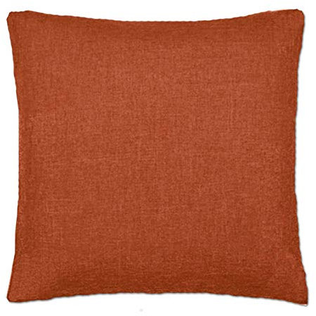 JEMIDI 2X Kissenbezug Kissenhülle 50x50 cm - 2er Set Kissen Bezüge Kissenhüllen im Leinenlook - Doppelpack Kissen Bezug Hülle - versch. Farben