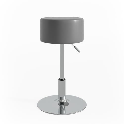 Vicco Hocker Design, Kosmetiktisch-Hocker, Grau, 33 x 67 cm für Schminktisch
