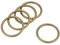 sourcing map 5Stk. O Ring Schnalle O-Ringe für Hardware Tasche Hundeleine DIY 1,2(30mm) bronzefarben