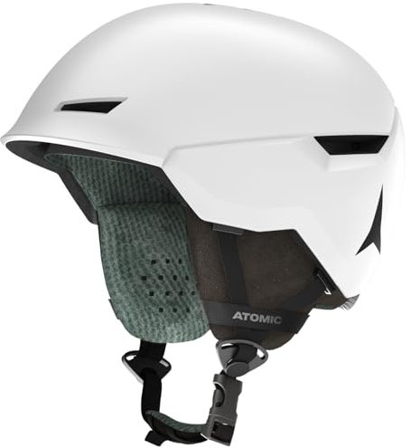 ATOMIC Revent Skihelm in Weiß Größe M - Unisex für Erwachsene - individuelle Passform für präzisen Sitz - überlegener Aufprallschutz - innovatives Belüftungssystem - Kopfumfang 55-59 cm