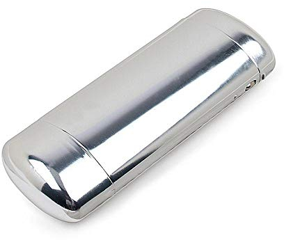 QLSGFBDIM Federmäppchen Brillenetui Brillenetui männlich Aluminium weiblich leicht Anti-Druck glänzend kreativ Feuerzeug Student Myopie Aufbewahrungsbox @ style12