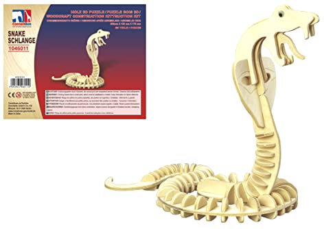 Cornelißen Holz 3D Puzzle - Schlange