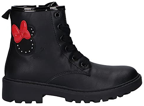 Geox Mädchen J Casey Girl Stiefeletten, Schwarz, 39 EU