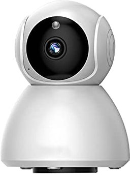 Surakey Telecamera Wireless, Telecamera IP Wireless a 360 Gradi, Sorveglianza Domestica Webcam Baby Monitor Monitoraggio Disconnessione Rete Monitoraggio Sistema di Allarme TF Controllo Telefono