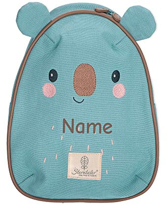 LALALO Kinderrucksack mit Namen personalisiert, Sterntaler Junge/Mädchen Kleinkind Kindergartenrucksack, Kinder Rucksack für Kindergarten, Vorschule & Kita (Koala Kalla, Blau)