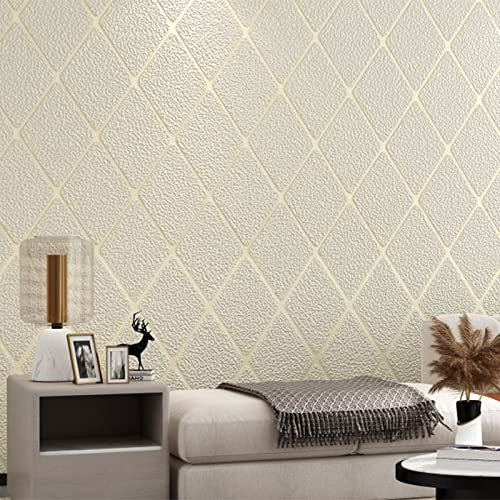 SUPPL Moderne 3D Flocking Nicht-Noven Geometrische Tapete Wohnzimmer TV Sofa Schlafzimmer Wohnkultur Tapeten 3 D