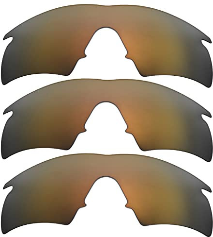 IMYTPFT Lot de 3 Verres Oakleys M Frame Hybrid Bronze Polarisé, Bronze, Taille Unique