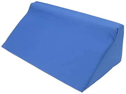 Chrees Körperseitenkeilkissen mit Verstecktem Reißverschluss PU-Leder Neigungsseitenkeilkissen für Erwachsene Seitenschläfer Schwangerschaftsbauch(50x25x15cm)