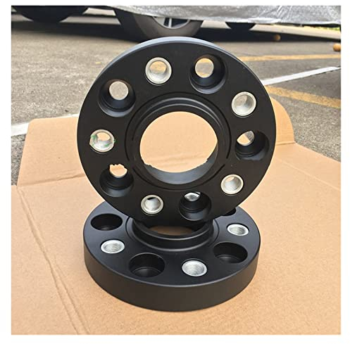 Spurverbreiterung 2 Stück 20 Mm 5 X 112-66,6 Für W210 W211 W212 W213 (mit 10 Stück 14 X 1,5 Schrauben) Schwarzer Spezial-Auto-Spurverbreiterung Auto Distanzscheibe