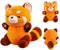 Fiotha Roter Panda Kuscheltier - Roter Panda 23cm - Panda Kuscheltier - Kuscheltier waschbär - Roter Panda Plüschtier - red Panda Plush für Mädchen, Jungen & Babys - Geschenke für Kinder Weihnachten