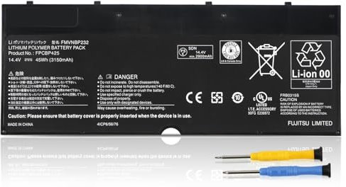 FPCBP425 FPCBP425AP Laptop Batería para Fujitsu LifeBook U745 T904 T935 T936 VFY i7-5600u i5-5200u T9040MXA11DE T9040MXE11NL T9040MXP11DE T9350M451BDE T9350M47APDE 2-in-1 Ultrabook FMVNBP232 FPB0315S