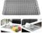 KitchenRaku Alfombrilla Escurreplatos de Silicona (Gris, 40x45cm)