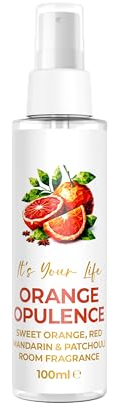 Blood Orange Oil Room Spray - Luxury Non-Aerosol Natural Air Freshener, Citrus Fragrance for Neutralizing Odours, Energising Room Scent