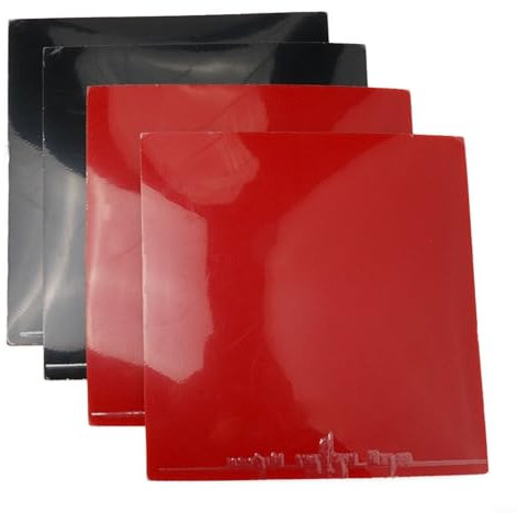 4 x Tischtennisgummis, Tischtennis-Gummiplatte, Ersatzgummi, harter Schaumstoff, Pingpong-Gummi, schneller Angriff