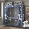 PAUANI Wardrobe Closet - Tragbarer Kleiderschrank Mit Großem Fassungsvermögen Für Schlafzimmer, Kleiderständer Aus Vliesstoff Kleiderstange Und Staubschutz Zum Aufhängen (Color :