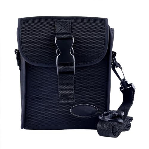 Bimhayuu Taktisch Umhängetasche Fernglas-Tasche - Schutzhülle für Ferngläser, Spiegeltasche, Tragbar, Kompakt, Stoßdämpfend (Schwarz)