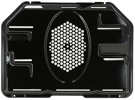 Masterpart Oven Back Panel Fan Motor Rear Metal Protection Plate Black To Fit Beko Ovens & Cookers