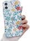 LSOUGUK Compatible with iPhone 11 Case for Girls Women,Cute Floral Flower Design Protection Clear Case Slim Soft TPU Shockproof Protective Transparent Case Cover for iPhone 11-Colorful