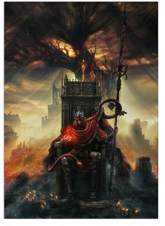 Displate Elden Ring Metalposter Elden Ring Poster Elden Ring Deko Elden Ring Merch Elden Ring - Lands Between - Shadow of the Erdtree Poster 32x45cm