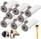 DXLing Lot de 8 Sacs pour Aspirateur compatible avec Vorwerk Kobold VK7 FP7 Sac de Filtres de Rechange Sac À Poussière de Rechange avec Brosse de Nettoyage pour Vorwerk Kobold VK7 FP7 Aspirateur