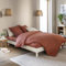 Terre de Nuit Sommier kit en Bois Massif Blanc cassé 160x200